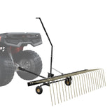 VEVOR Tow Behind Dethatcher, 1.5m Tow Dethatcher with 24 Steel Tines, Lawn Dethatcher Rake for ATV V952-QXSCJ60QYGLJUL9E5V0