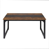 Levede Dining Table 4-6 Seater Industrial Rectangular 160cm Kitchen Restaurant CH1179-WA-AU