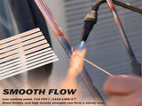 40Pcs 15% Silver Brazing Rods, Silver Solder Phos Copper Brazing Alloys Flat and Round Welding Rods V1107-147-45402