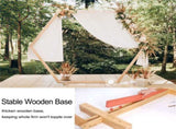 Gorgeous Wedding Arbor Wedding Backdrop Stand Wooden Arch f Garden Wedding Party V767-HQ-XJ124-V1