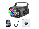 3-in-1 Magic Ball Stage Strobe Purple RGB Disco Party Light with 72 Patterns, DJ V1294-YM0901-3119250079511
