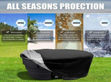 Waterproof Stock Tank Cover for 50/100/150/300 Gallon Stock Tank Oval UV Protection Oval Stock Tank V1370-AZ4-16224