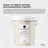 Orku 300g Fine Diatomaceous Earth Tub - Food Grade FCC Fossil Shell Flour Powder V238-SUPDZ-30507915247696