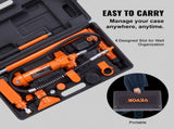 4 Ton Porta Power, Portable Hydraulic Jack with 3.9 ft/1.2 m Oil Hose, Auto Body Frame Repair V952-FLDTJH4ABSTPUKFMBV0