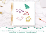 HOOWIFFY A4 Adhesive Glitter Foam Sheet for Handmade Crafts and Party Decor V1189-WXFWAL-20260326-02182