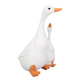 Lifelike Mother Duck and Duckling Resin Statue for Patio Yard Decoration Duck Sculpture Animal V1294-YM0901-3115250020111