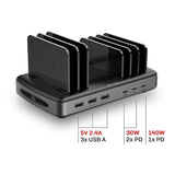 Lindy 160W 6P USB Charge Hub DS-LIN73436