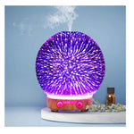 Essential Oil Aroma Diffuser - 100ml Mirror Ball 3D Fireworks Mist Humidifier V238-SUPDZ-31442129453136