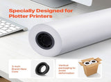 Wide Format Paper, 609.6 mm x 152.4 m Paper, 2 Rolls CAD Bond Rolls with 76.2 mm Core, 16 KG V952-KFDYZ3INCH24EICCFV0