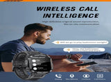 Smartwatch with Flashlight, Compass & Wireless Calling - Health & Fitness Tracker V888-ELOSUNG29080