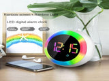 Kids AlarmDual Alarm Setting,Adjustable Brightness Night Light,Voice-Activated, Wake-Up Alarm V1369-AZ3-W-11603