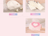 Pink and White Winter Scarf Gift Box Set for Women V888-ELOSUNG53152