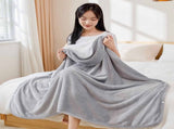 Kdkad Double-Sided Wearable Blanket, Ultra Soft Flannel Shawl Blanket, Reversible Blanket for Women V1189-WXFWAL-20260326-01836