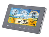 Weather Forecast Station Wireless Indoor Outdoor Touch Digital Time RF Sensing Hygrograph with Clock V1294-YM0901-3111240135911