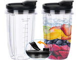 Replacement 32oz Blender Cup with Sip & Seal Lid For BL450 BL454 Bl455 BL456 BL480 BL481 BL482 BL490 V1192-AZ-W-2804