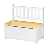 Levede 2-In-1 Kids Toys Storage Bench Box Wooden Chair TB1025