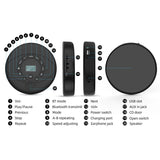 CD Player Portable,discman Rechargeable,Walkman CD Player with Speaker, Headphones,CD-R,MP3 USB V1192-AZ-W-2505
