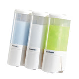 Wall Mount Liquid Soap Dispenser Drip Style Wide Opening 480mlx3 Large Capacity 3 Chamber Manual V1294-YM0901-3112250028711