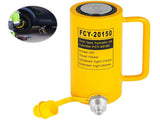 Hydraulic Cylinder Jack, 20 Ton Solid Ram Hydraulic 6 Inch Stroke Single Acting Hydraulic V952-QJD20T150MMSXYY01V0
