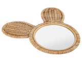 Hanging Mirror High Definition Rattan Mirror Wall Decorative Makeup Mirror for Bathroom Hotel V1294-YM0715-3115210268711