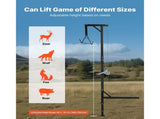 Truck Hitch Game Hoist, 600 lbs Load Capacity, Hunting Deer Hoist with 2-inch Receiver, 360-Degree V952-KCSSLSHL600LDZE1M001V0
