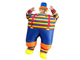 Inflatable Clown Costume Blow Up Joker Jumpsuit for Halloween Cosplay Party Christmas Adult Size V1294-YM0703-3115230047611