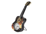 Wall Clock Silent Simulation Ukulele Shaped Decorative Alarm Clock for Bedroom Student Dormitory V1294-YM0626-3115220139512