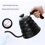 Gooseneck with Thermometer - 1.2L Pour Over Coffee & Tea,Stainless Steel Gooseneck V1265-YY-315