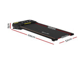 Everfit 3 in 1 Walking Pad Treadmill 20% Auto Incline Under Desk Treadmills for Home Gym With 40cm TMILL-400-AINC-BK