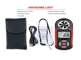 Professional Handheld Anemometer Measuring Wind Direction Temperature Humidity 8 In 1 Wind V1366-AZ2-W-16986