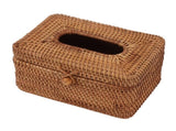 Rectangular Rattan Tissue Box Cover Rattan Woven Tissue Box Holder for Bathroom Organizer Countertop V1294-YM0706-3117230158211