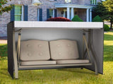 Heavy Duty Swing Seat Cover,2 Seater Patio Canopy Swing Cover,Outdoor Swinging Hammock V1369-AZ3-W-12520
