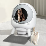PaWz Smart Self Cleaning Cat Litter Box APP Control White PT1266-WH