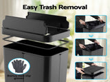 Devanti Rubbish Bin 70L Automatic Sensor Kitchen Bin, Slim Smart Garbage Can Touchless Rectangular SB-E-70L-BK