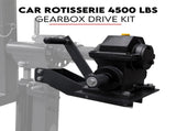 Gear Box Drive Rotation Conversion Kit for Car Rotisserie 4500LBS Auto Repair V379-GEARBOX001