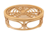 Rattan Indoor Plant Stand Round Shape Natural Plant Rack Handmade Rattan Planter Stand for Home V1294-YM0703-3111230045912