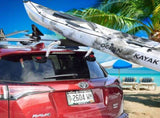 Heavy-Duty Kayak Roof Load Assist with Suction Cup Mount, Adjustable Height Support for Kayaks, V1341-ZY-SKTNHHY8-BLACK