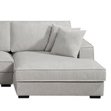 Modular Fabric Chaise Sofa V43-SOF-DNALD