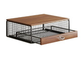 Coffee Machine Stand,Coffee Capsule Storage, Kitchen Counter Organizer with Drawer& Wire Basket, V1337-A9-C57U-QV30