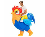 Halloween Inflatable Rooster Costume, Funny Cosplay Halloween Costume for Men Women Birthday V1263-JX-1168