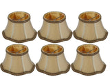 6Pcs Household Fabric Lampshade Table Lamp Cover Accessory for E14 Chandelier Wall Light V1294-YM0901-3119200093911
