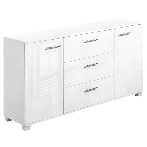 Artiss Buffet Sideboard High Gloss - White FURNI-GLOSS-BF-WH-AB