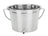 Enema Bucket Kit Stainless Steel Reusable Home Colon Cleansing Bucket for Health Care Tool 1.3L V1294-YM0703-3112230027211