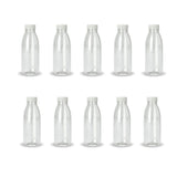 10x 300ml PET Juice Bottles Tamper Evident Caps - Empty Plastic Recyclable Clear V238-SUPDZ-32470510239824