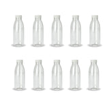 10x 300ml PET Juice Bottles + Tamper Evident Caps - Empty Plastic Recyclable Clear V238-SUPDZ-32470510239824