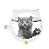 Indoor Cat Flap Door, 21cm/8.27in Opening
4 Locking Modes Magnetic & Weatherproof Thin Door & V1107-CS-EGWTPM47