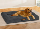 Pawz XXL Size Orthopedic Dog Bed with Corduroy Removable Cover Waterproof Washable Grey PT1276-XXL-GY