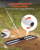 VEVOR 36x10in Lawn Leveling Rake with 83.9 in Adjustable Handle for Yard Garden V952-CPPZPEKGLK10DCB4DV0