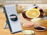 secure Mandoline Slicer - Adjustable Potato & Vegetable Chopper V1263-JX-3452