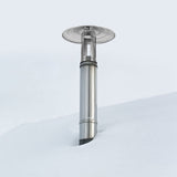 Weatherproof Stainless Steel Chimney Cap with Snow Guard - Cover for Residential Chimney V1366-AZ2-W-22854